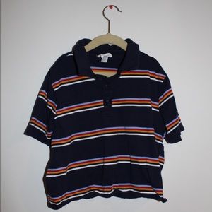 Striped crop top